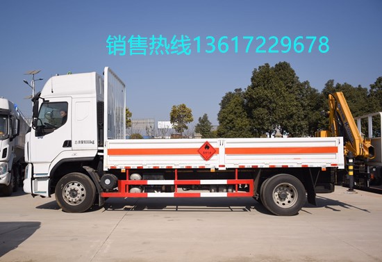 國六柳汽單橋氣瓶帶吊運輸車