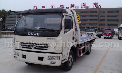 東風(fēng)多利卡新款一拖二清障車